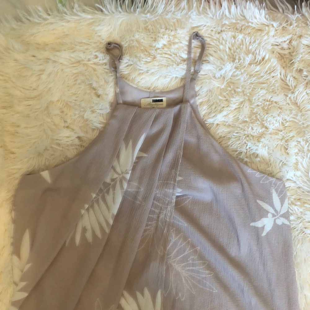 Summer palm dress